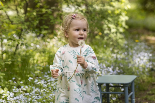  "Spring Light" Sukienka PINOKIO ecru druk