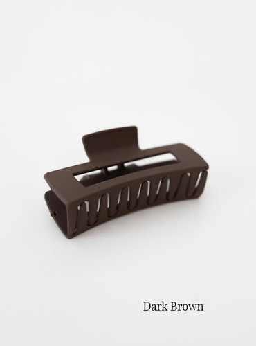 Elegancka klamra do włosów W26 Sensis – 10 cm - dark brown