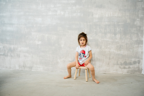 Marina Italian Fashion Piżama dziewczęca - jasny melanż