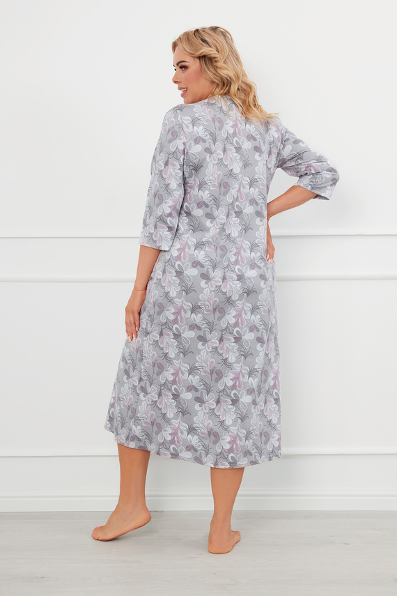 Ardila koszula nocna, rękaw 3/4 Italian Fashion - druk