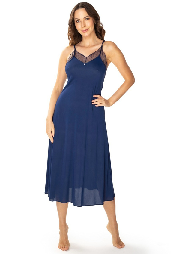 86648 Pari koszula nocna damska Mewa granatowy