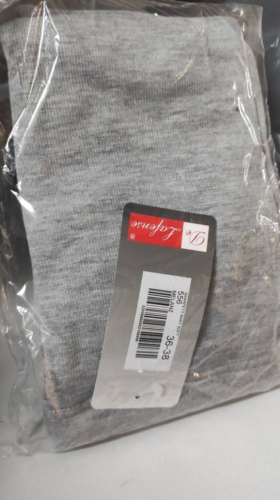 556/557 Baby Soft Gładkie skarpetki do spania De Lafense - melanż