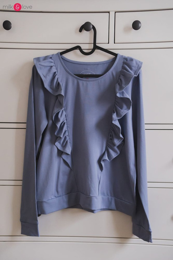 Milky Waves Milk&Love Bluzka do karmienia czarny