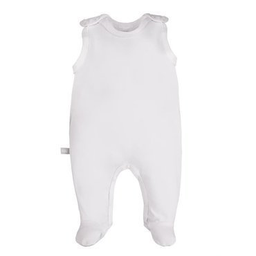 White Ewa Klucze Śpiochy niemowlęce- biały