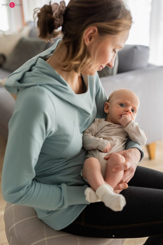 Milk Please Milk&Love bluza do karmienia miętowy