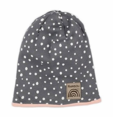 Czapeczka dziecięca 172055 "Rainbow" Nicol - grafit