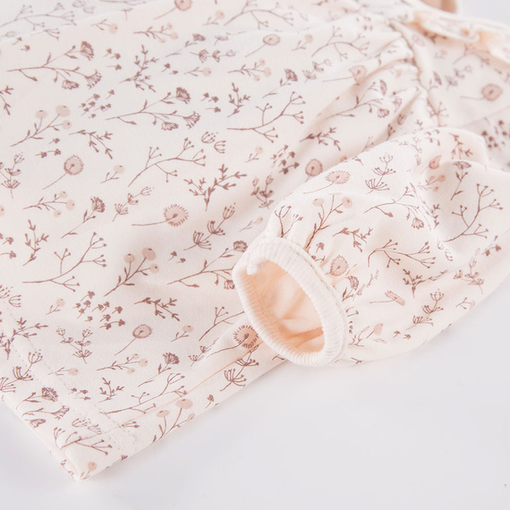 Bloom Eevi Tunika z długim rękawem - ecru druk