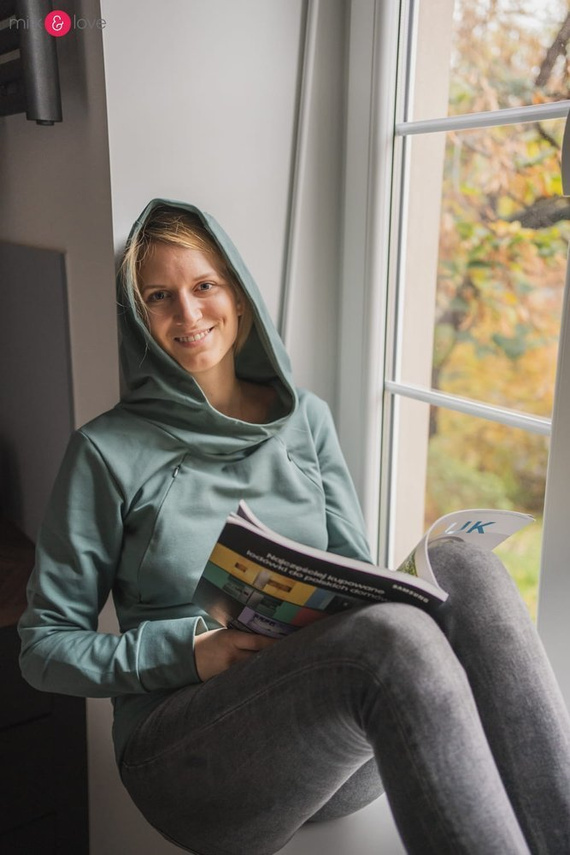 Milk Please Milk&Love bluza do karmienia miętowy