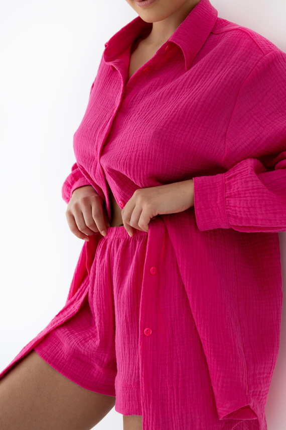 Magenta Piżama damska / komplet damski Sensis -amarantowy