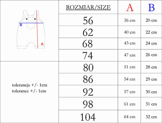 214186 Muki Nicol Spodnie ogrodniczki krótkie