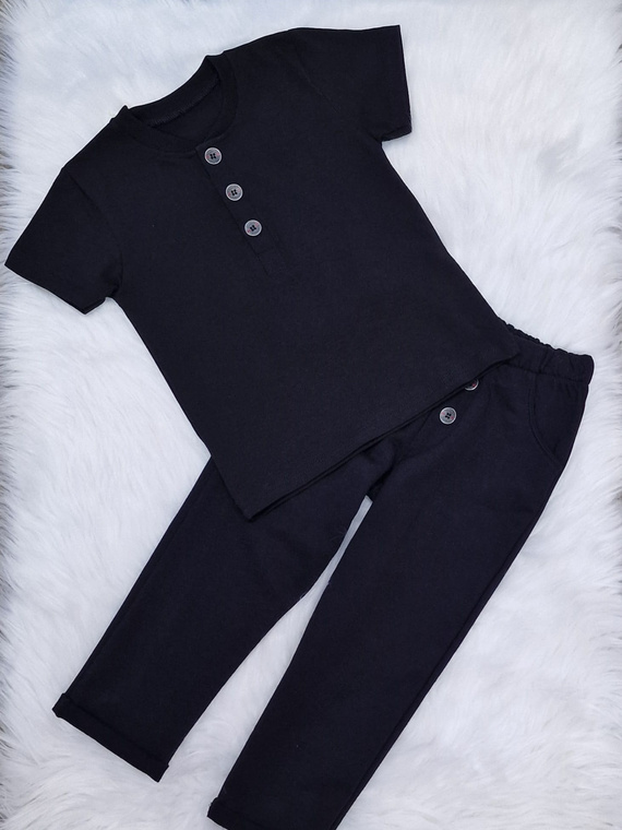 Polo Classic Koszulka dziecięca krótki rękaw Bambarillo czarny