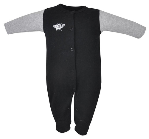Pajac niemowlęcy "BEE" Koala- czarny