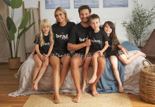 5341 "The best" Piżama Damska Doctor Nap - black