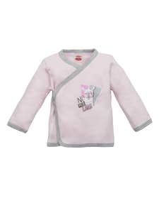 Koszulka niemowlęca "LAMA" Makoma różowy