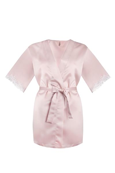 Kiri szlafrok damski Unikat pudrowy róż