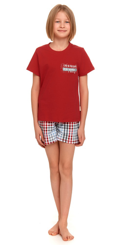 Piżama dziecięca 4432 Unisex Doctor Nap - red