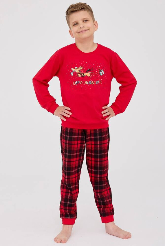 593/156 966/156 Celebrate Piżama chłopięca Cornette czerwony