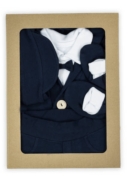 Komplet 5-częściowy nadruk 169406 "Mix" Nicol - granatowy