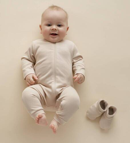 Lovely Day Pinokio Pajac niemowlęcy bez stópek - beige