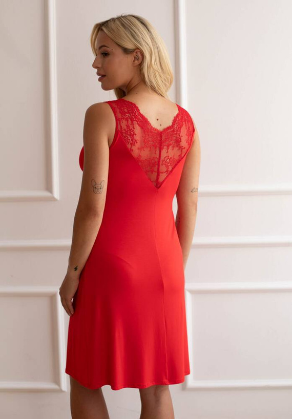 Louise Koszula Nocna Babella - czerwona