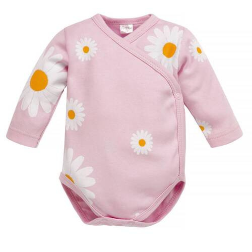 Daisy Pinokio Body kopertowe z długim rękawem - różowy