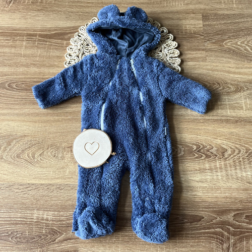 KL005 Miś kombinezon niemowlęcy Mamatti - jeans