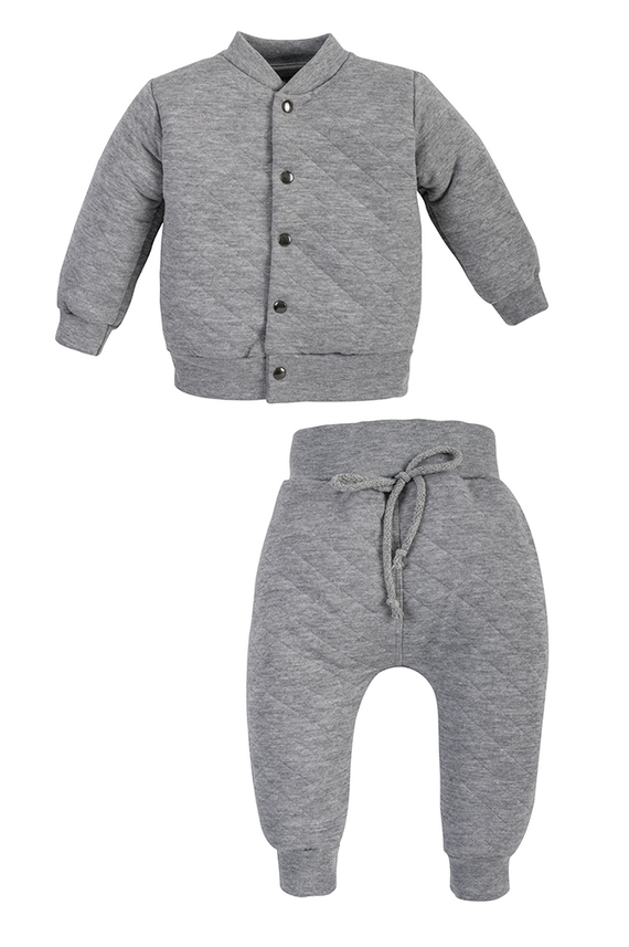 "Pik Melange" Makoma Dres niemowlęcy szary