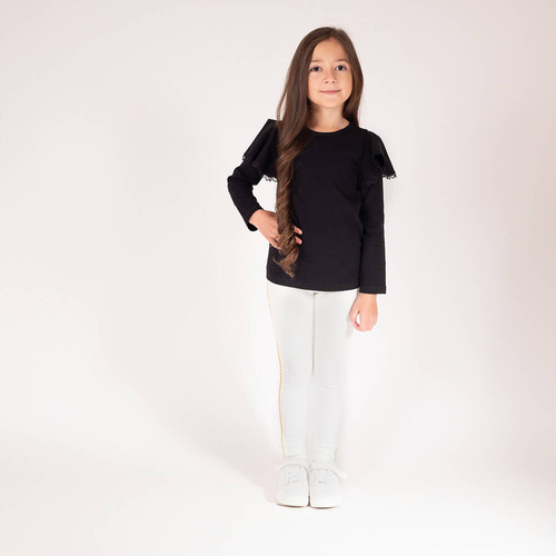 Legginsy 176280 "Michalina" Nicol - kremowy