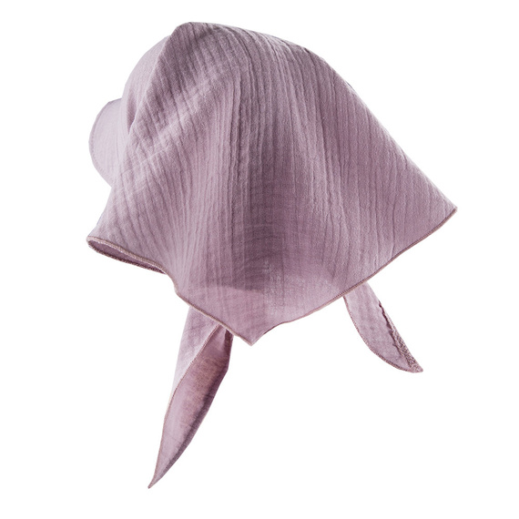 Botanic Chustka z daszkiem muślinowa Eevi - wrzos