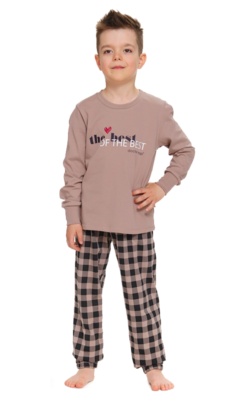Piżama dziecięca 5218 Unisex Doctor Nap - beige