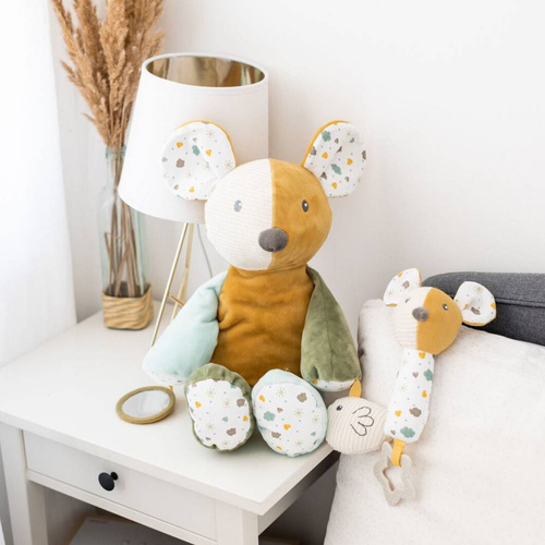 CA77/205 Mouse Canpol Babies Pluszowa zabawka z gryzakiem