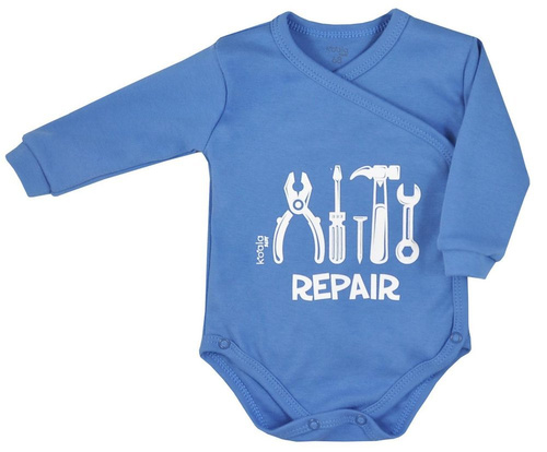 Body rozpinane "NARZĘDZIA" Koala- pomarańczowe