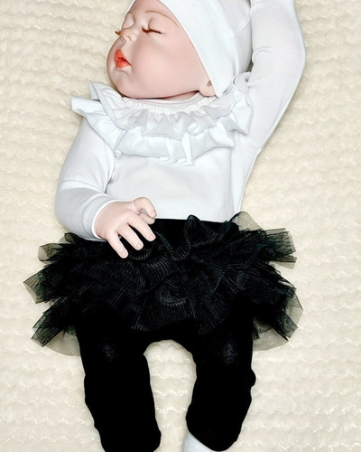 Cała Ja Bambarillo Body z długim rękawem biały