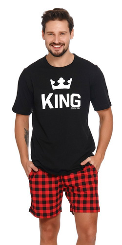 9952 Piżama Męska Doctor Nap - red