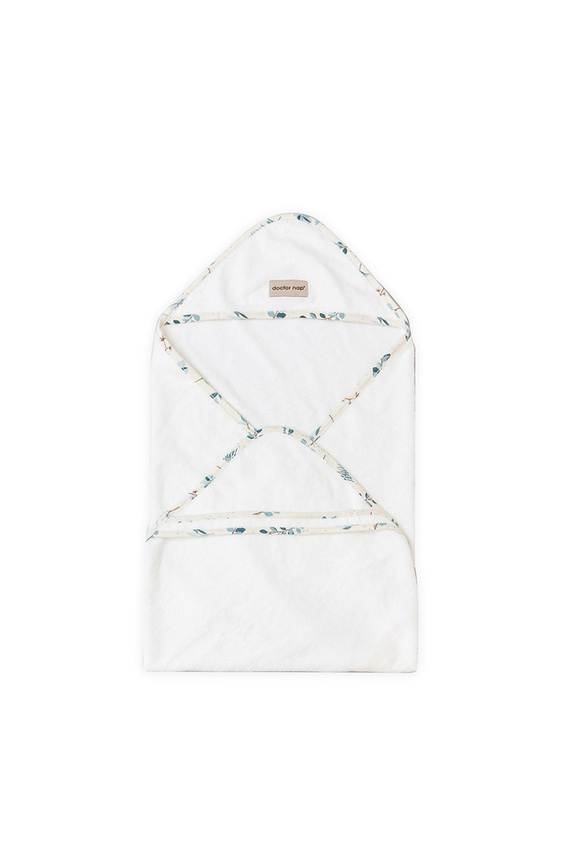 bambusowy ręcznik z kapturkiem Doctor Nap 4461 - milk