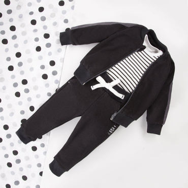 Magic Ewa Klucze Dres dla chłopca, komplet - czarny