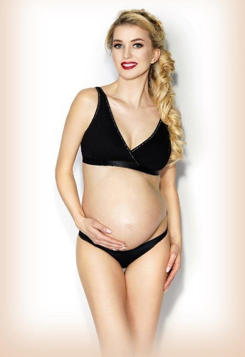 Lilly biustonosz ciążowy i do karmienia czarny