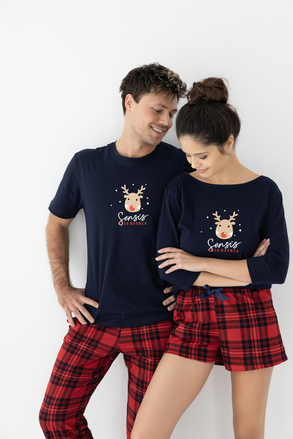 Myrtle Piżama damska Sensis - granatowy