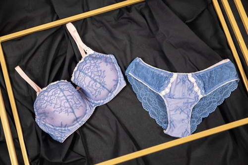 3110 Biustonosz do karmienia Lupoline- niebieski