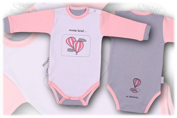 Body długi rękaw "BALONIK" żółty Terjan