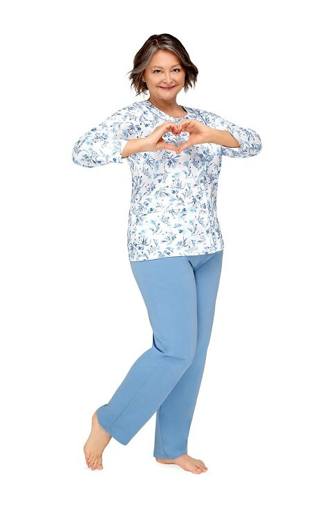 202 Maria III Piżama damska Martel - 29 ciemny niebieski