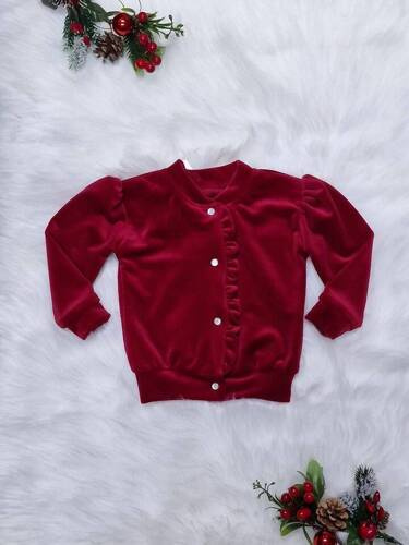 Amelka Bambarillo blezer dziewczęcy czerwony