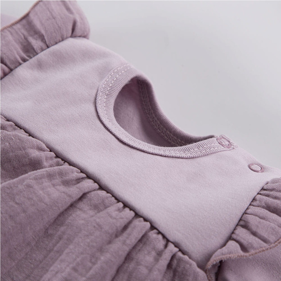 Strawberry & Love Eevi Sukienko-body, krótki rękaw - róż