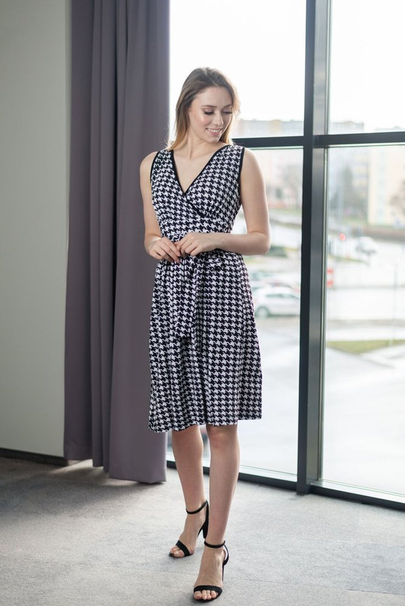 120 Sukienka ciążowa MIRACLE- wzór