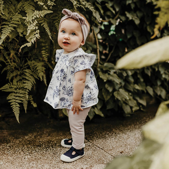 Botanic Eevi Legginsy bawełniane - wrzos