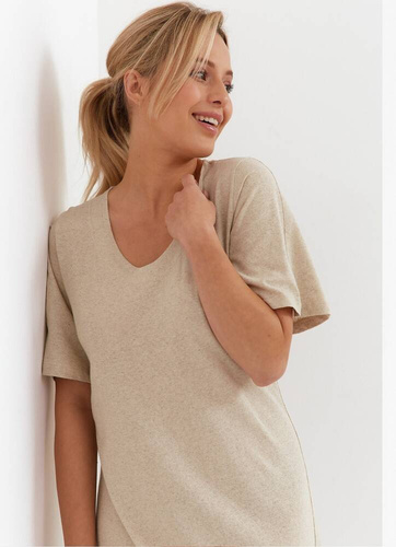 268 Koszula Nocna Cana -beżowy