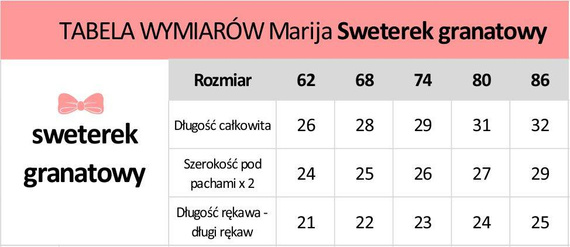 Marynarka MARG/2 Little Gentleman Marija - granat