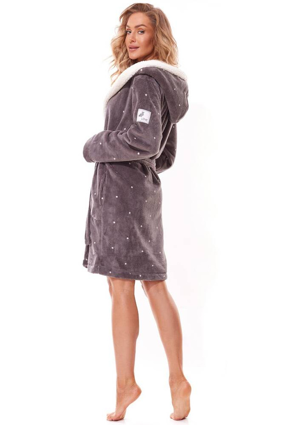 2318 Loop Szlafrok Damski L&L - onyx