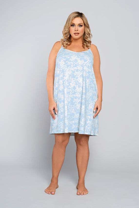 Bryza Italian Fashion Koszula nocna, wąskie ramiączko - łosoś