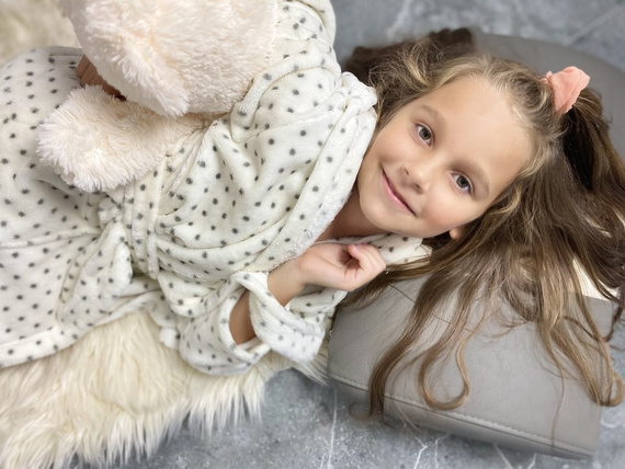 367 Melanie Szlafrok Dziecięcy Forex - ecru